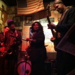 Dr. Herman Green, Ruby Wilson and Matt Isbell in Blues Hall